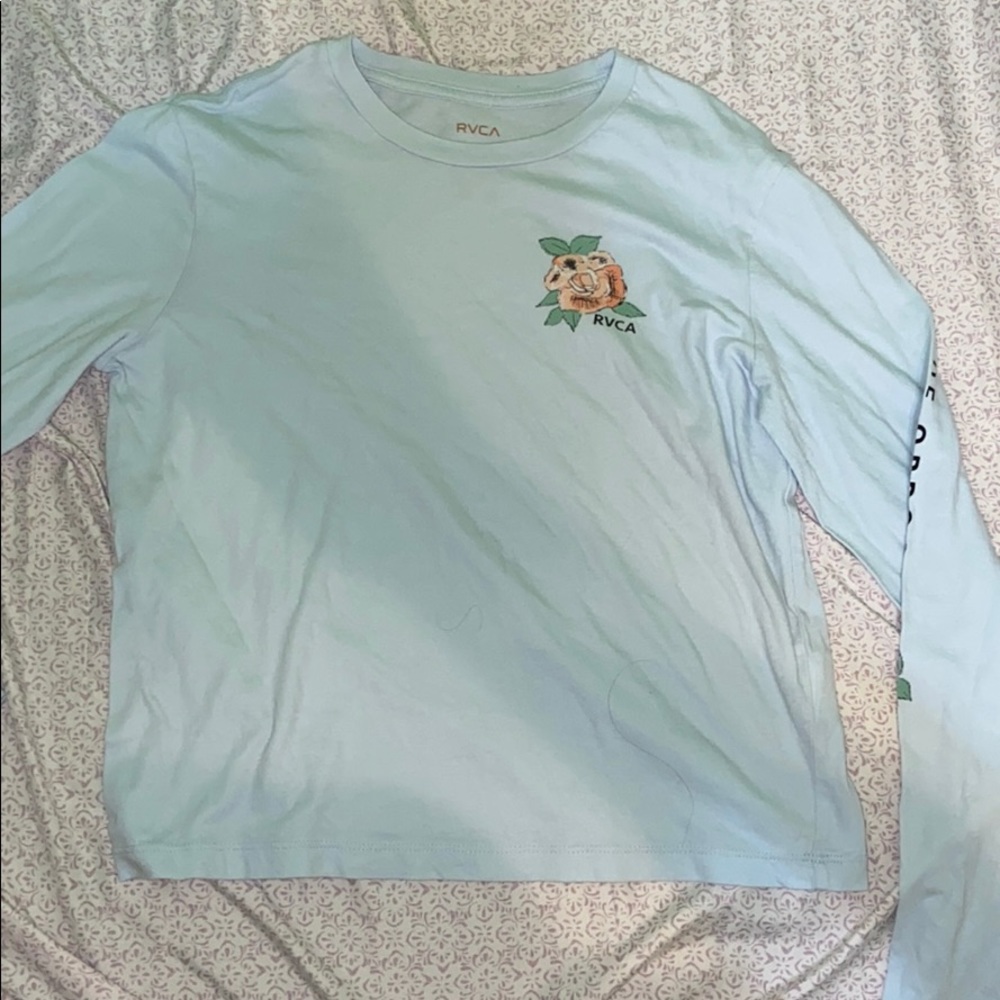 blue RVCA shirt from tillys